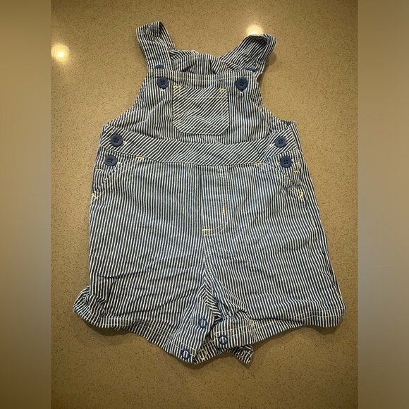 Blue and white overalls - Picture 1 of 4